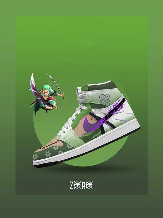 Zoro (Adult and kids size available) Limited Edition Design Shoes J1