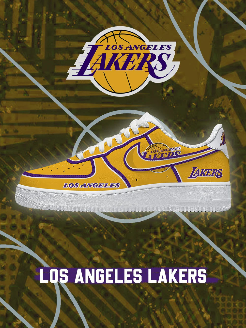 Los Angeles Basketball limited edition Design Shoes F1