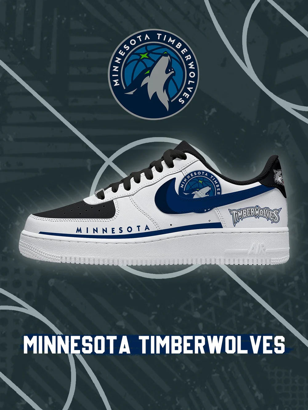 Minnesota Basketball limited edition Design Shoes F1