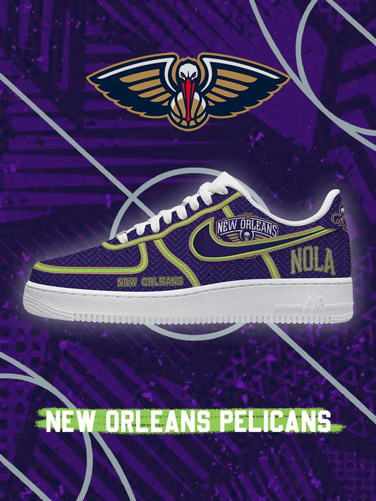 New Orleans Basketball limited edition Design Shoes F1