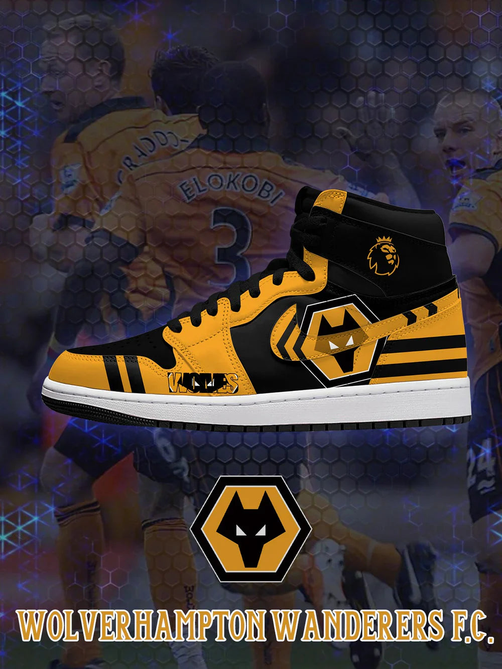 Wolves  (Adult and kids size available) Limited Edition Design Shoes J1
