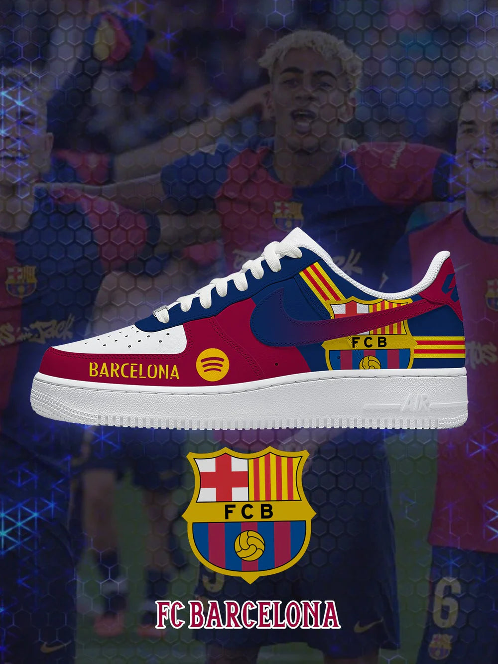 Barca  limited edition Design Shoes F1