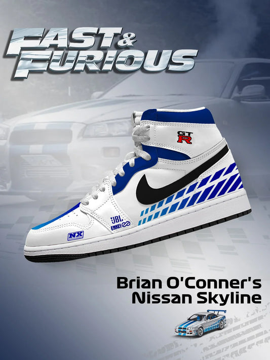 Brian O'Conner's Skyline  Design Shoes J1
