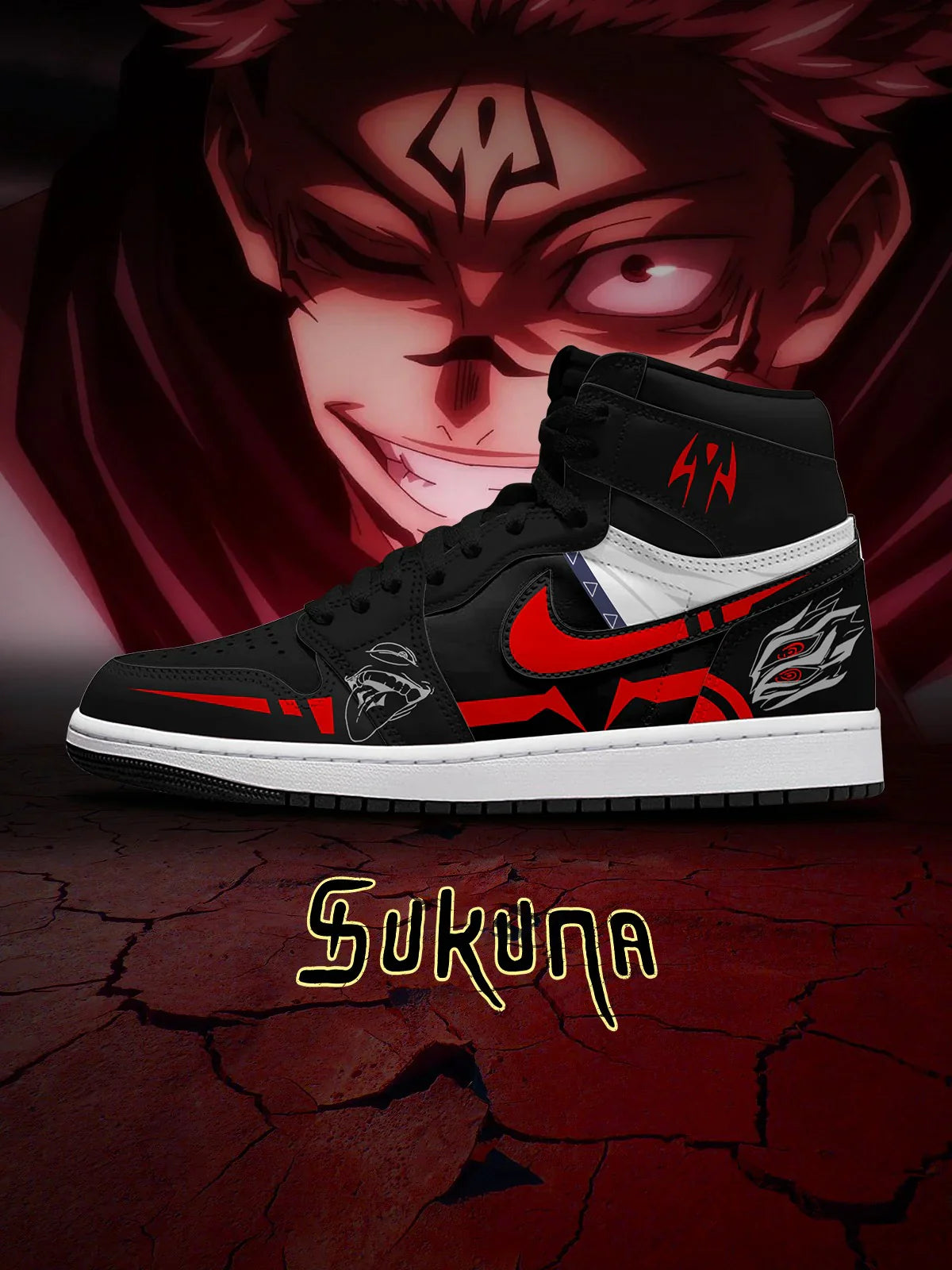 Ryomen Sukuna Limited Edition Design Shoes J1