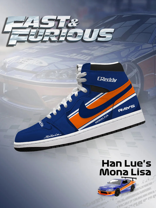 Han Lue's Mona Lisa Design Shoes J1