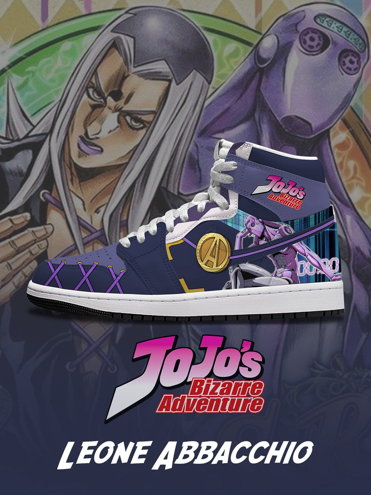 Leone Abbacchio V.2 Custom High-Top Sneakers Design Shoes J1