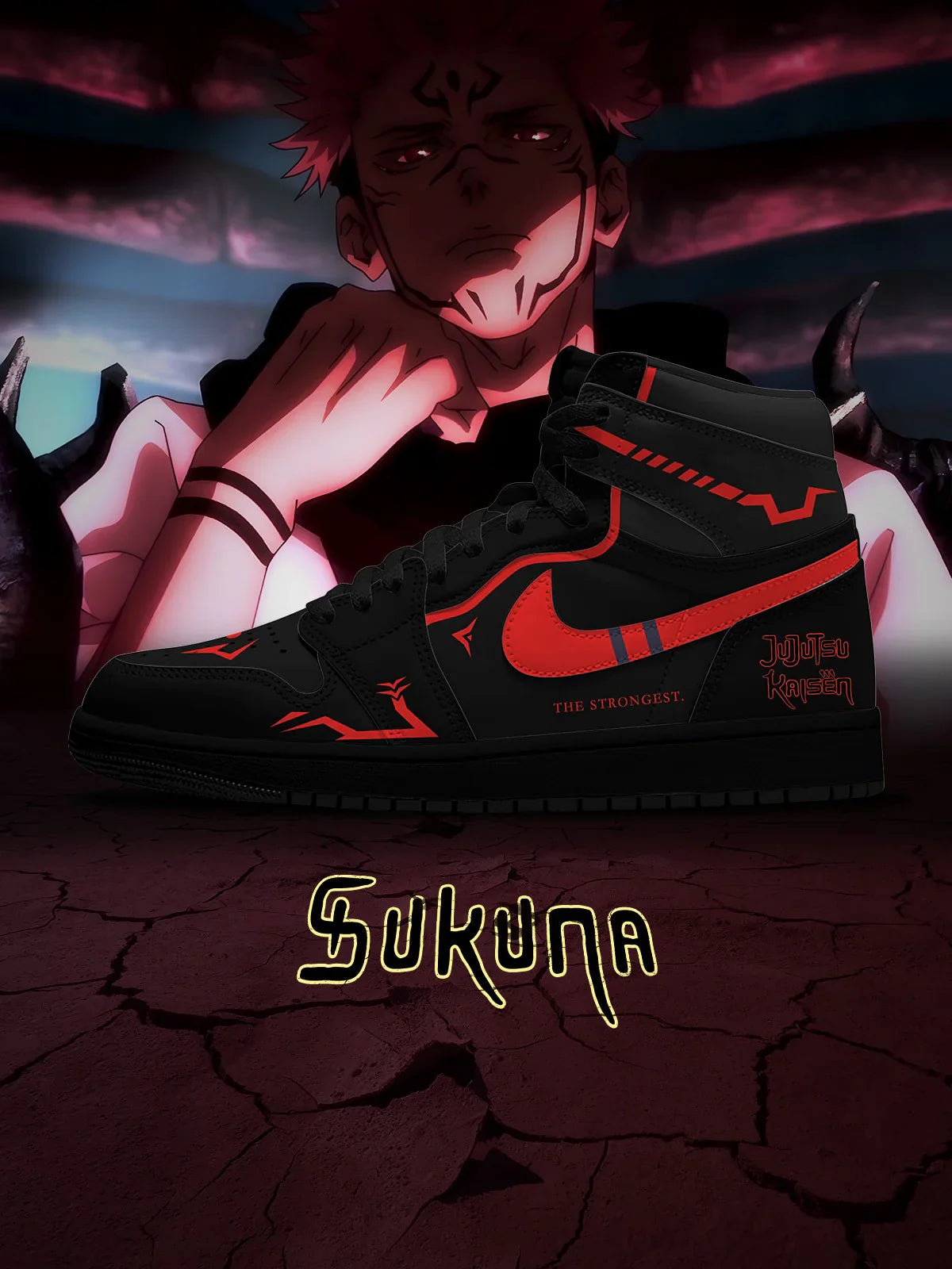 Ryomen Sukuna Limited Edition Design Shoes J1