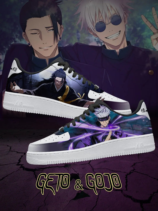 Gojo and Geto limited edition Design Shoes F1