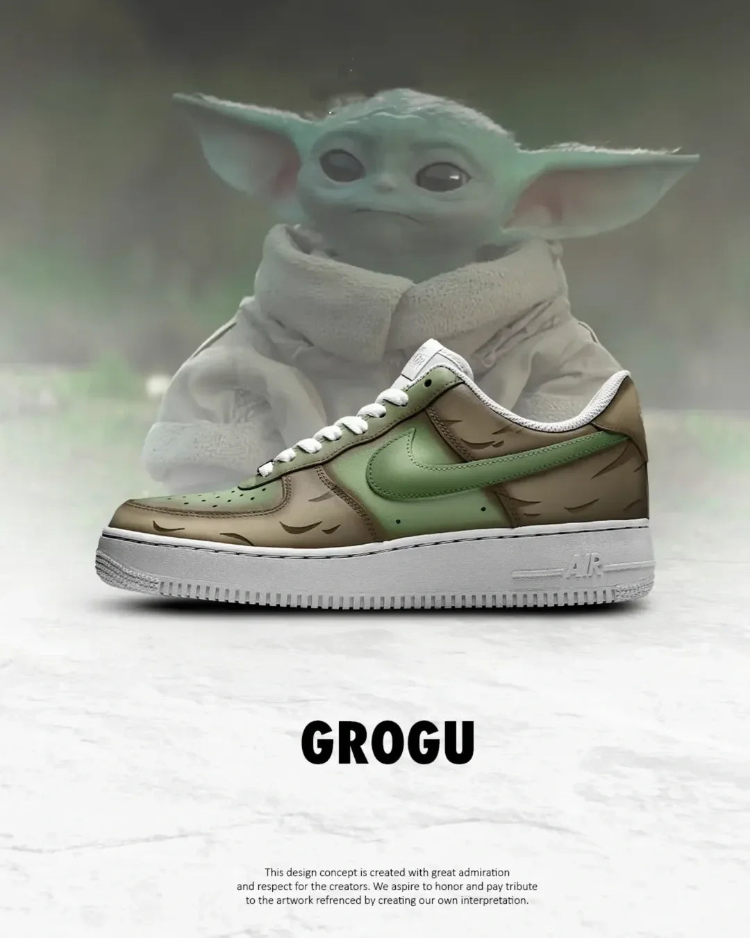 Grogu Design Shoes F1