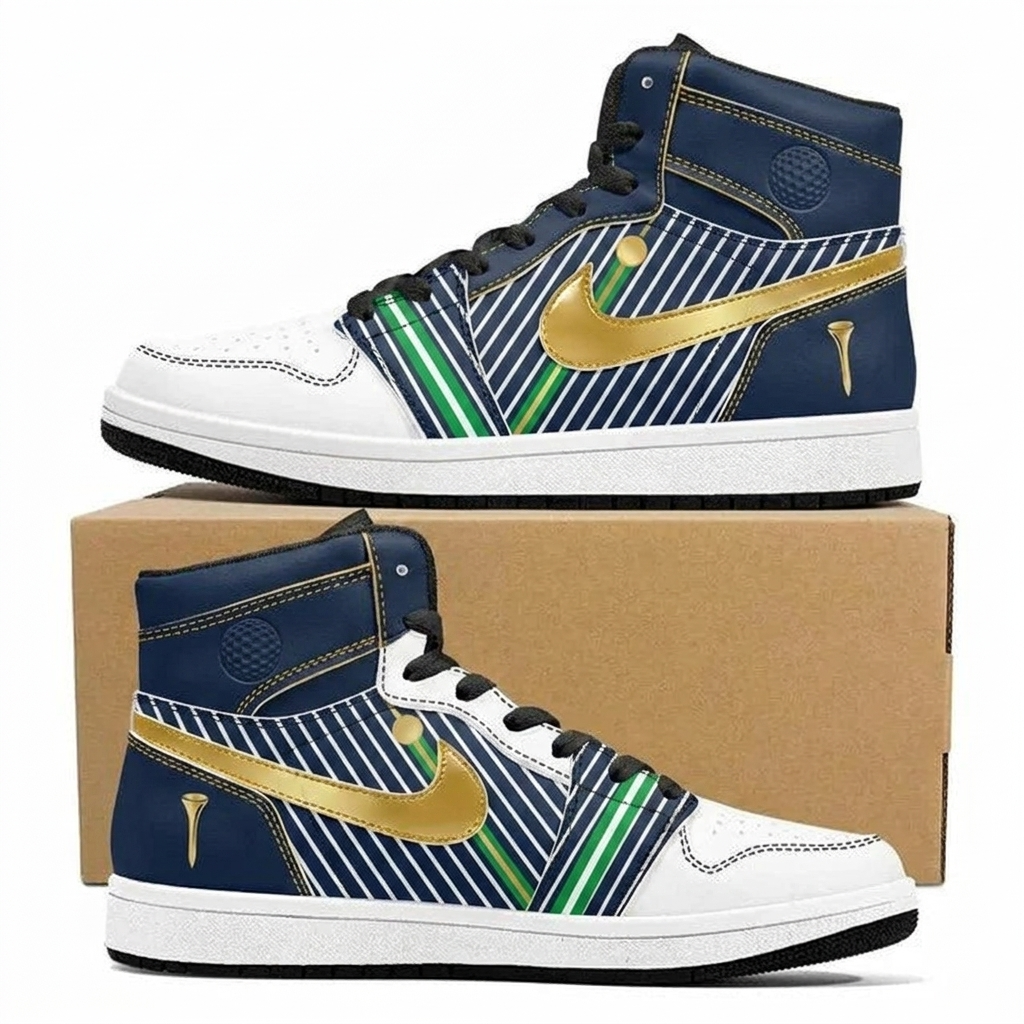 Sunday Pinstripe Design Shoes J1