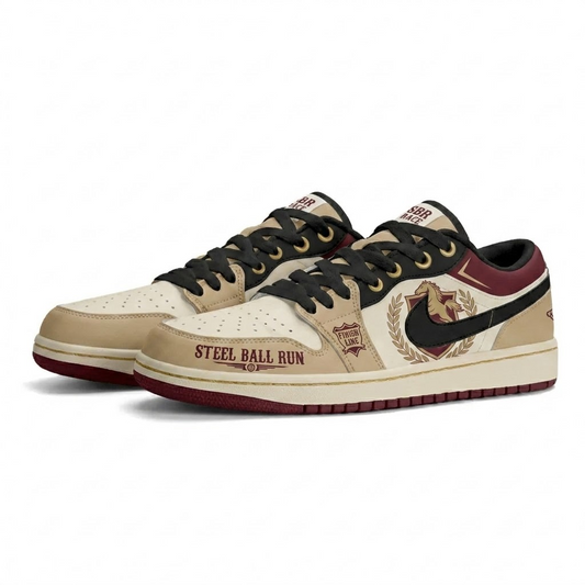 Horse Crest Finishline Design Shoes J1