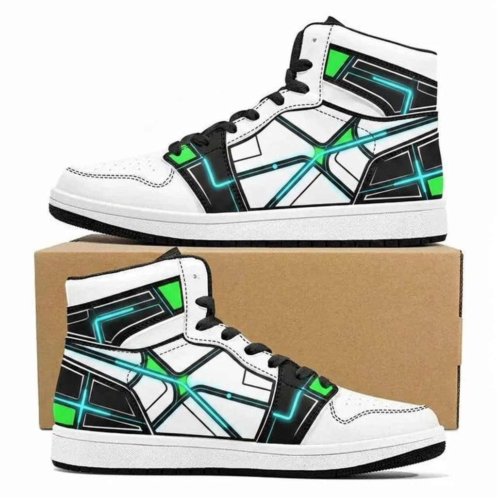 Host City Neon Route Design Shoes J1
