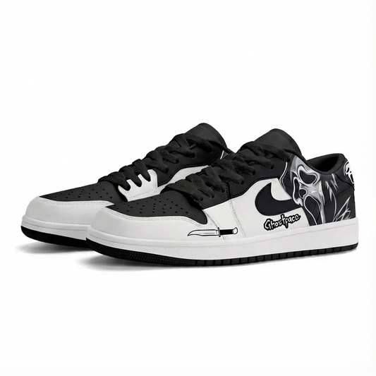 Scream (Adult and kids size available) Limited Edition Design Shoes J1 Low