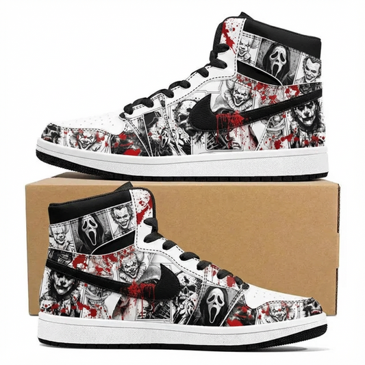 Horror Movies Club (Adult and kids size available) Limited Edition Design Shoes J1