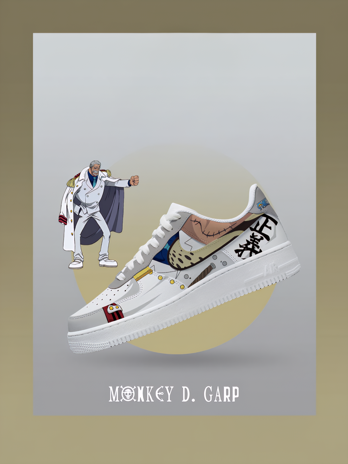 Monkey D. Garp  Design Shoes F1