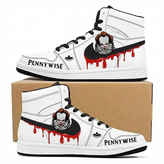 Pennywise  (Adult and kids size available) Limited Edition Design Shoes J1