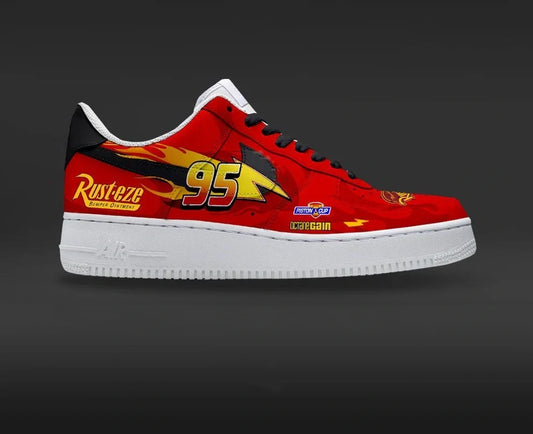 Lightning Mcqueen Design Shoes F1