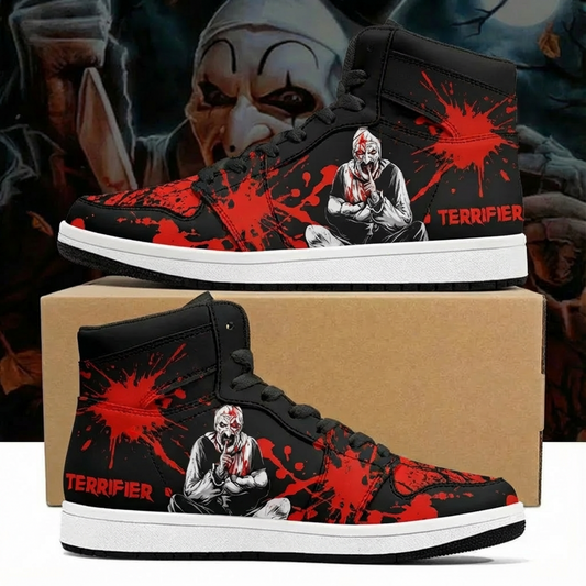 Art the Clown (Adult and kids size available) Limited Edition Design Shoes J1