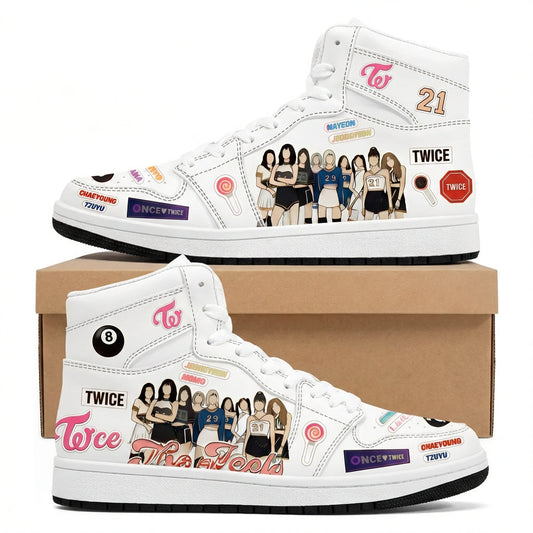 Twice (Adult and kids size available) Limited Edition Design Shoes J1