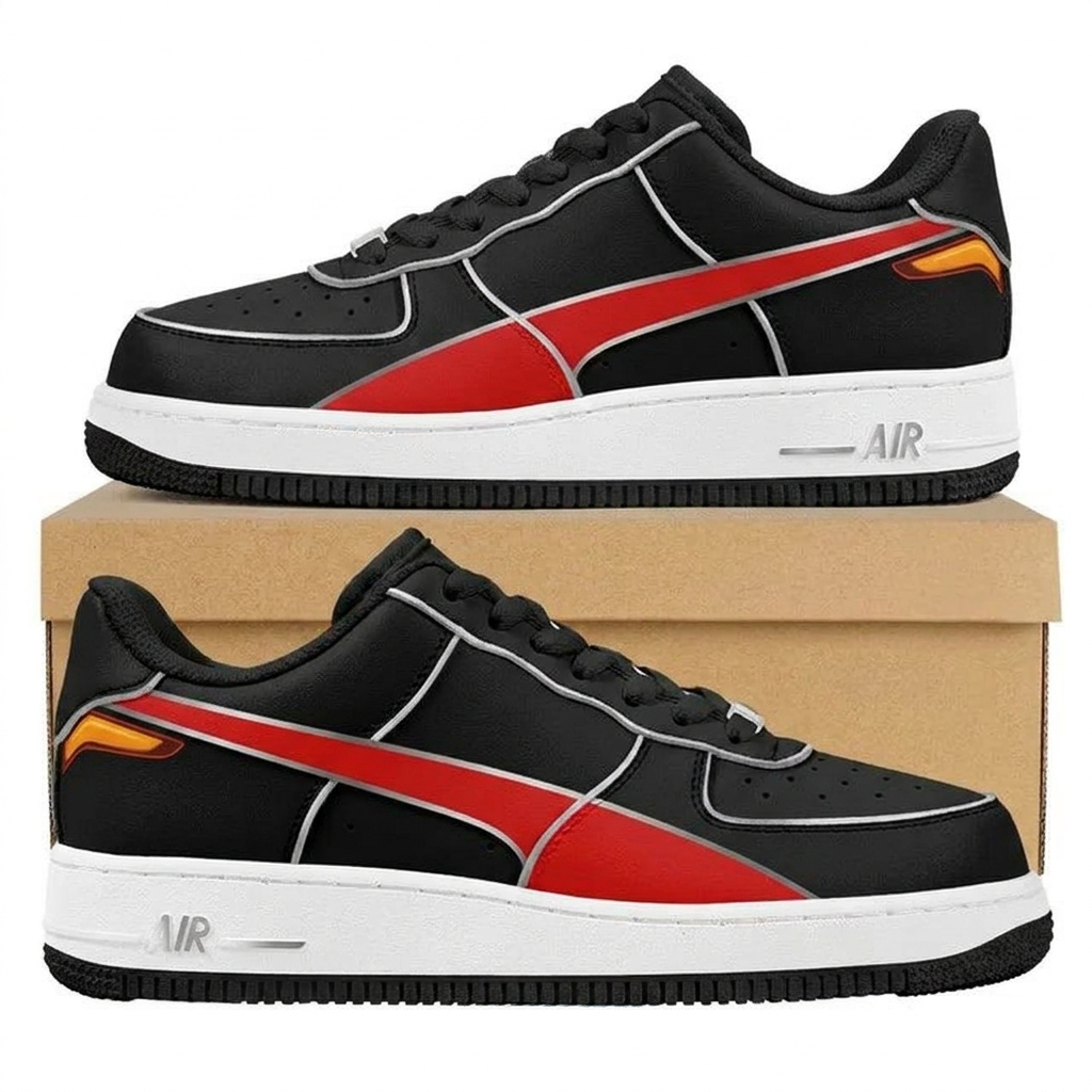 Apex Scarlet Ribbon Design Shoes F1