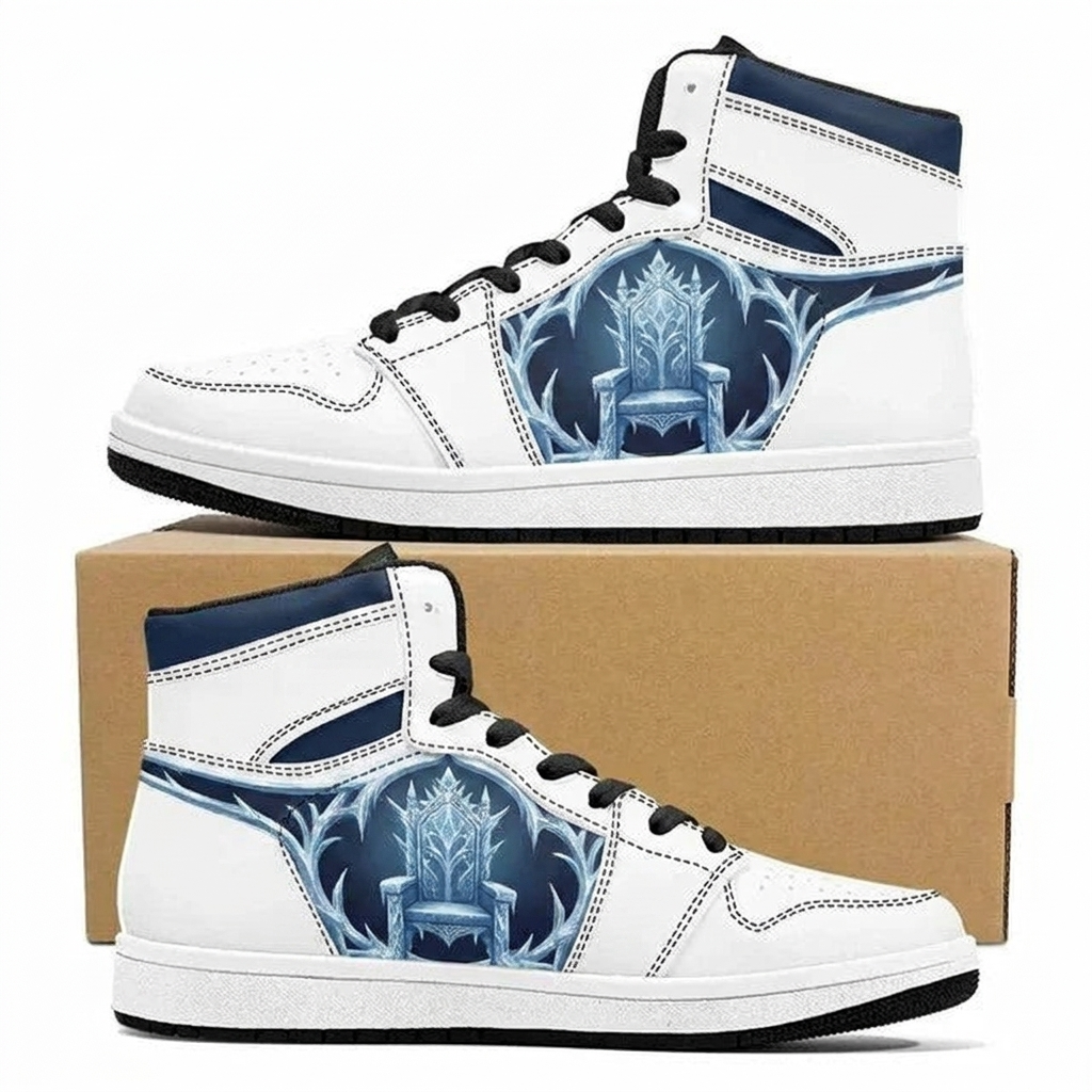 Frozen Throne Emblem Design Shoes J1