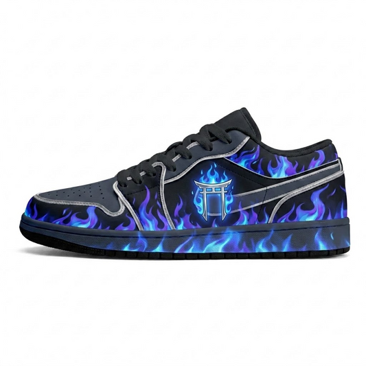 Blue Flame Portal Design Shoes J1