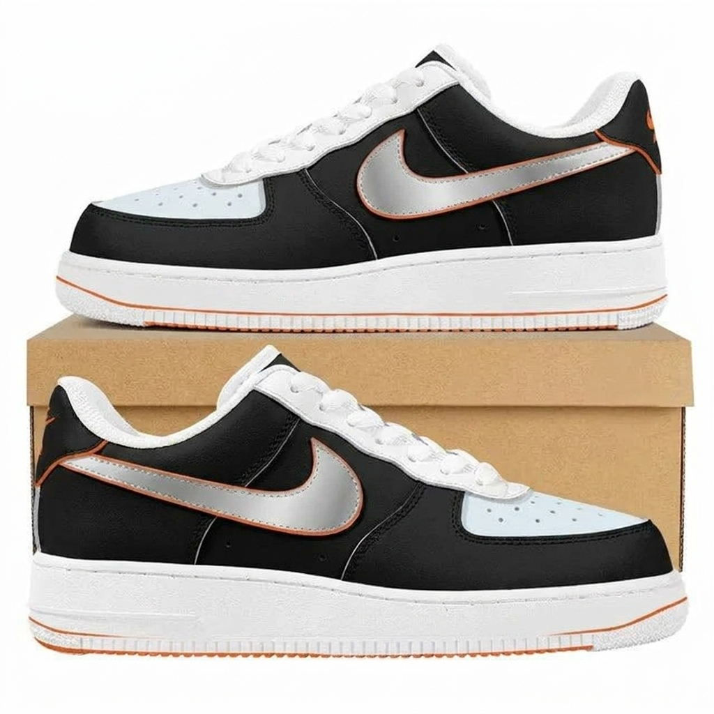 Victory Arc Silver Design Shoes F1