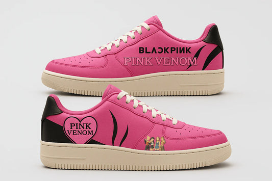 Pink Venom Design Shoes F1