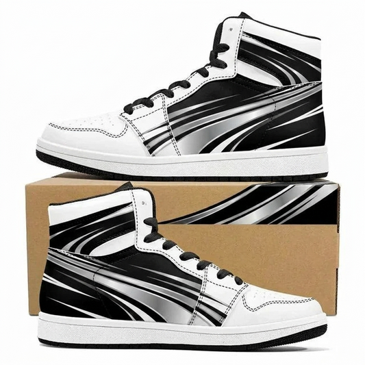 Tunnel Silver Charge Design Shoes J1