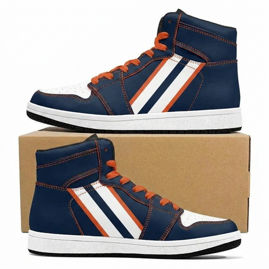 Tunnel War Stripe Design Shoes J1