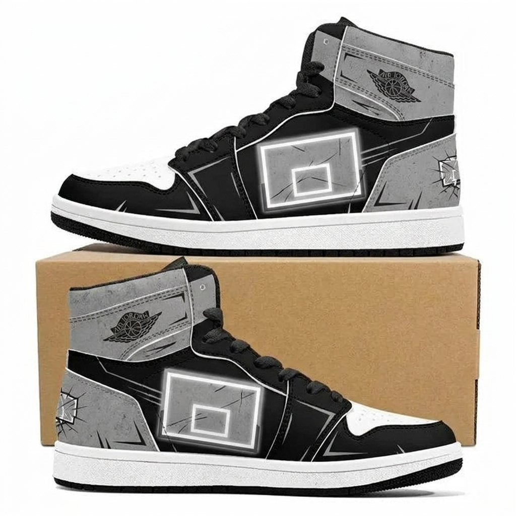 Backboard Blackout Design Shoes J1