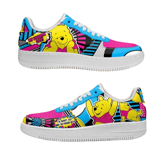 Pooh limited edition Design Shoes F1