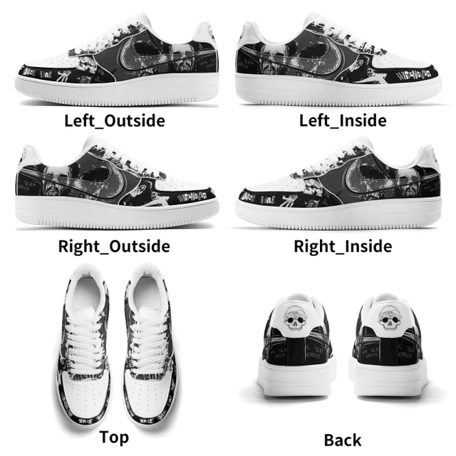 Live Fast Die Whenever  limited edition Design Shoes F1